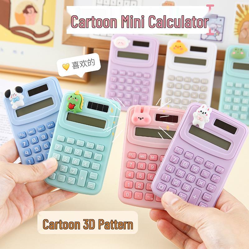 Cartoon Mini Cute Portable Calculator for School and Office
