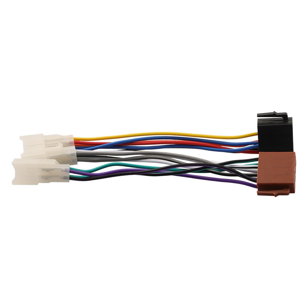 Easy to Use For ISO Radio Wiring Harness Adapter for Toyota Car Stereo