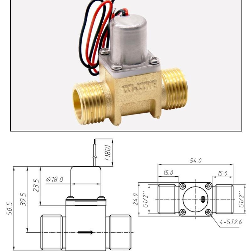 Doppelstabiles Kunststoff-Impulsmagnetventil Vollautomatisch Wasserventilsitz Toilettensensor Wasserhahn Wasserkontrollschalter