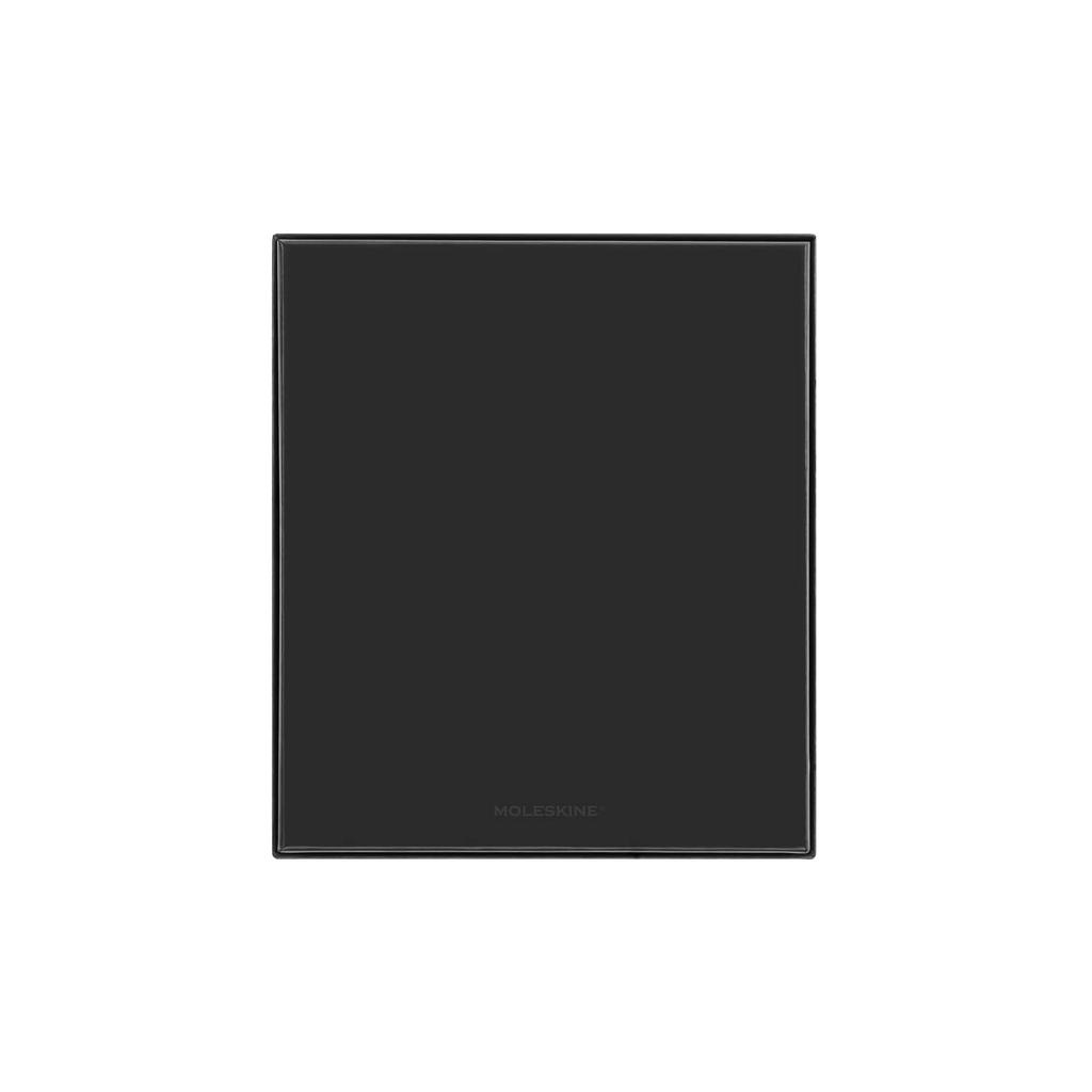 Moleskine Classic Zápisník + Kaweco Kuličkové pero na vodní bázi Sada, Pevná vazba, Horizontálně linkovaný, Velký formát, Černá (KAWPENSETNTBK)