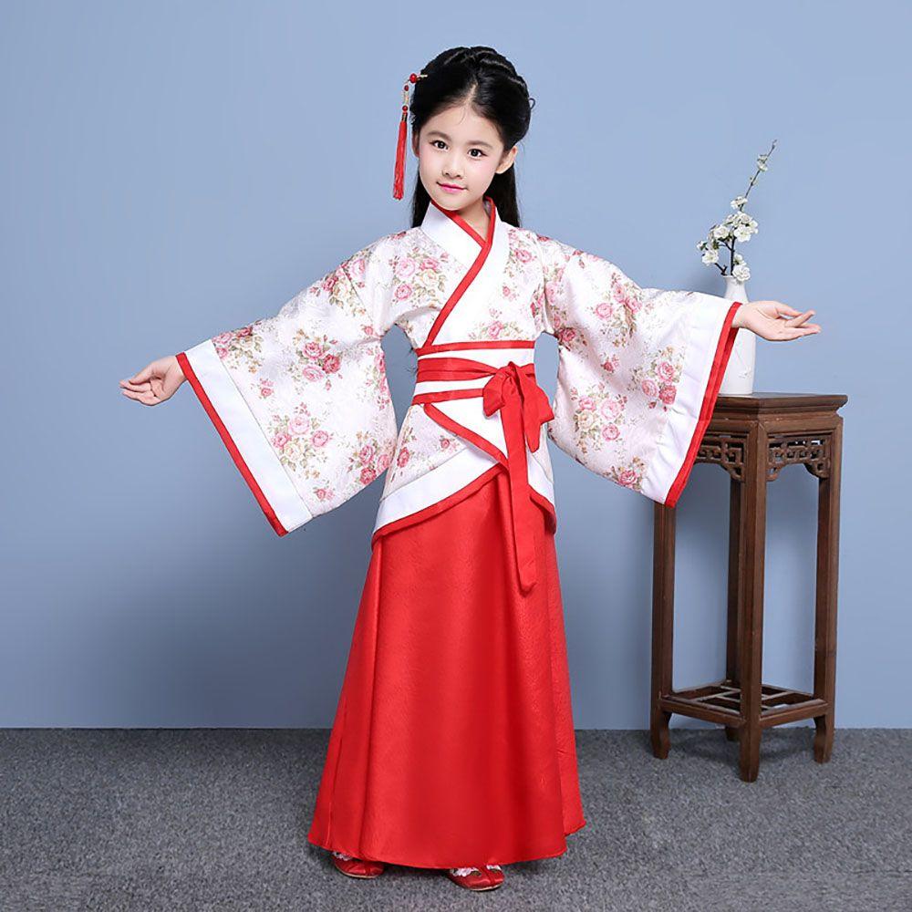 

Одежда в китайском стиле «Сказка» Костюмы в стиле ханьфу Старинные детские костюмы для выступлений