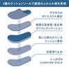 CB Japan Hazmina ROOP Cushion up to Cushion Fully Plush Slippers Slippers, High-Density, High-Rebound [Sizes 27cm, Gray], Shock-Absorbing, 4-Layer