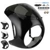 7in Headlight Fairing Wind Deflector Windshield  for Motorcycle