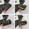 Women's Rhinestone Evening Clutch Purses Luxury Prom Chain Strap Shoulder Handbags For Wedding Bridal Prom Party  Christmas Gift