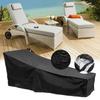 Full Coverage Chaise Lounge Cover UV Resistant Recliner Protective Cover Furniture Cover Patio