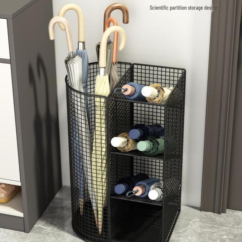 Doorway Umbrella Drain Rack & Stand, Entrance Storage, Commercial Lobby Bucket