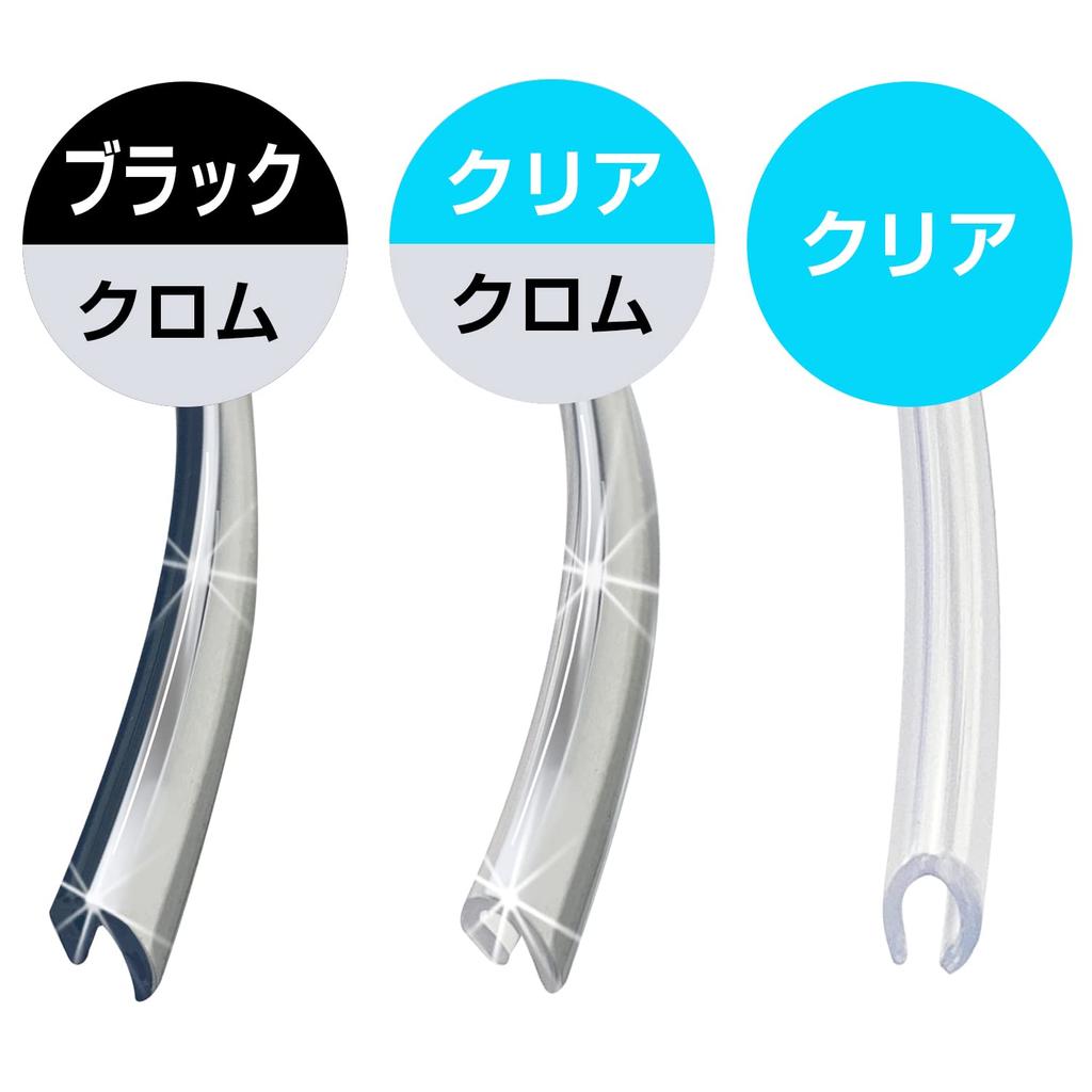 Seiwa K437 Car Exterior Goods J Type Door Mall Door Guard 6M Clear