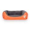 Dropshipping Long Faux Fur Pet Bed Comfortable Waterproof Plush Donut Round Dog Bed Soft Washable Cat Bed Removable Pet Cushion