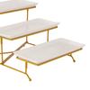 Cupcake Tier Stand Sturdy Metal Frame Fruit Dessert Decorative Tray for Birthday Party Home Table Decoration