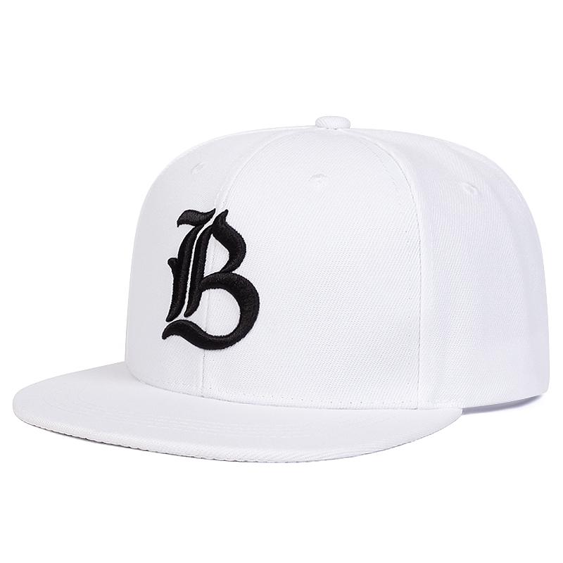 New IB Letter Embroidery Snapback Cap Unisex Fashion Baseball Cap Man Hot Sale HiP Hop Baseball Cap Women Outdoor Sport Hat