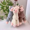 Alpaca Adorable Sweet Plush Toy Keychain Fluffy Mini Doll Great For Bag Charms