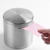 Hucha de Gran Capacidad Hucha de Acero Inoxidable Organizador de Almacenamiento Caja con Foto Ahorro para Adultos
