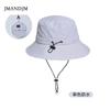 New Summer Waterproof Bucket Hat Men's Outdoor Fishing Mountaineering Hat Folding Storage Color Matching Sunshade Sun Protection Hat Children