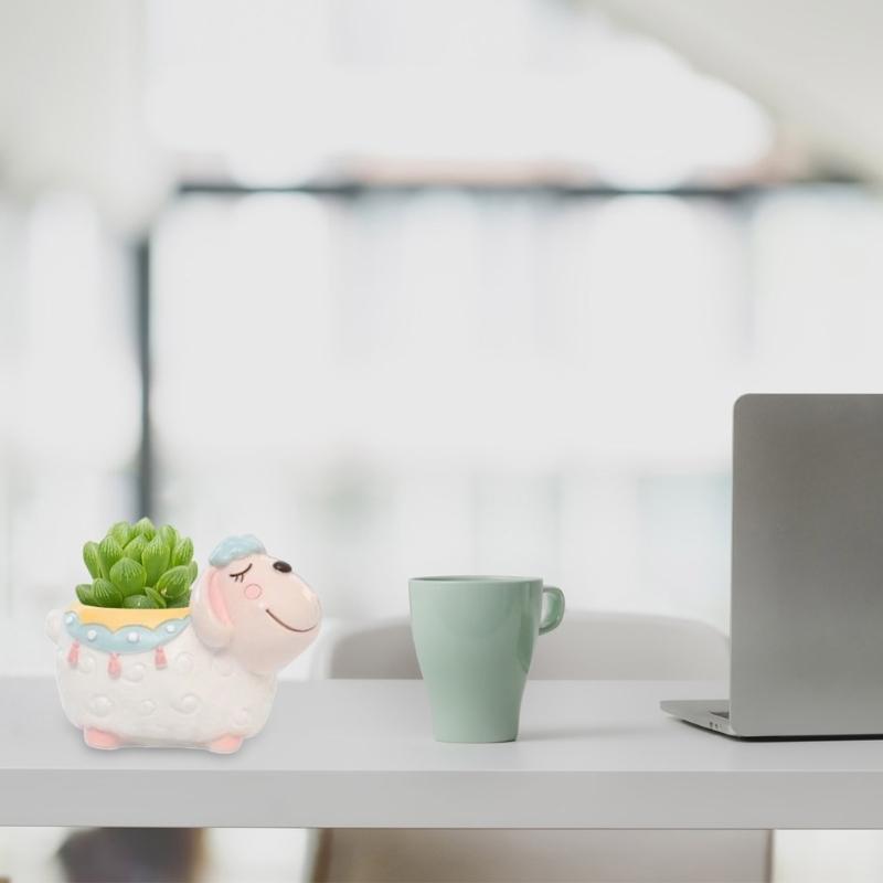 Succulents Flower Pot Resin Silicone Mold Suitable for Diy Garden Concrete Flower Pot Candle Holder Crafts Home Decor