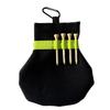 With Metal Clip Golf Ball Tee Holder Spacious Golf Ball Pouch Golf Stud Pocket  Valuables Storage