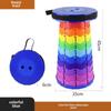 Adjustable Portable Folding Telescopic Stool for Outdoor Camping and Fishing