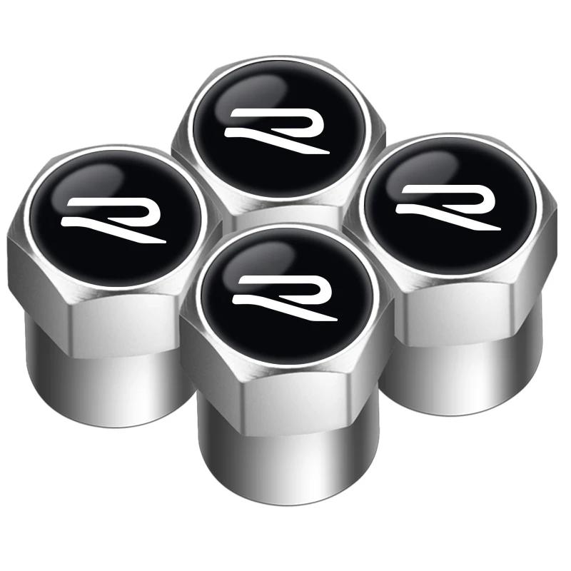 

2025 Hot New 4pcs Auto Emblem Cap New R logo Case For VW Volkswagen Golf 8 MK8 Accessories for NEW R