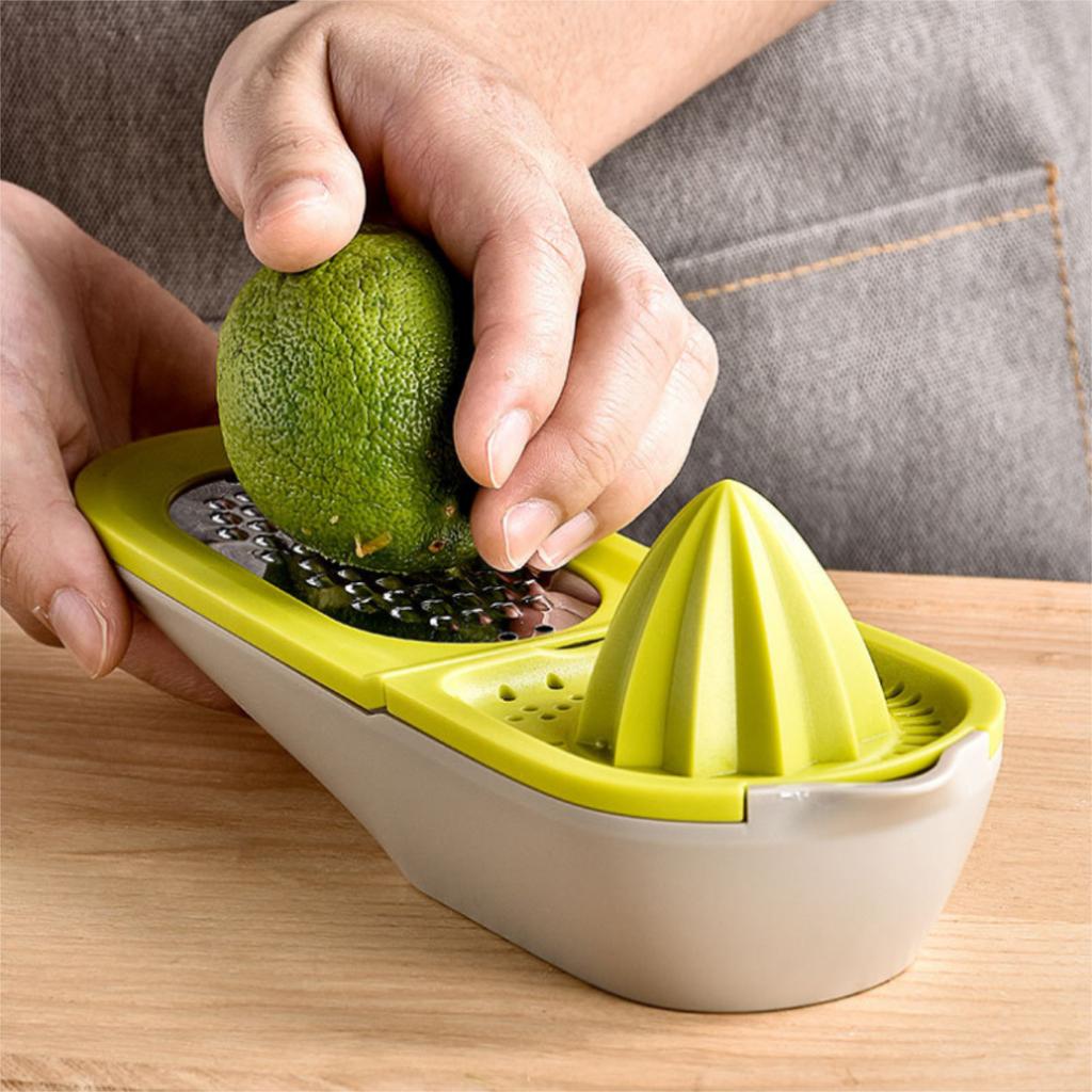 💰Kjøp 3in1 Manual Lemon Juicer Multifunction Orange Lemon Squeezer