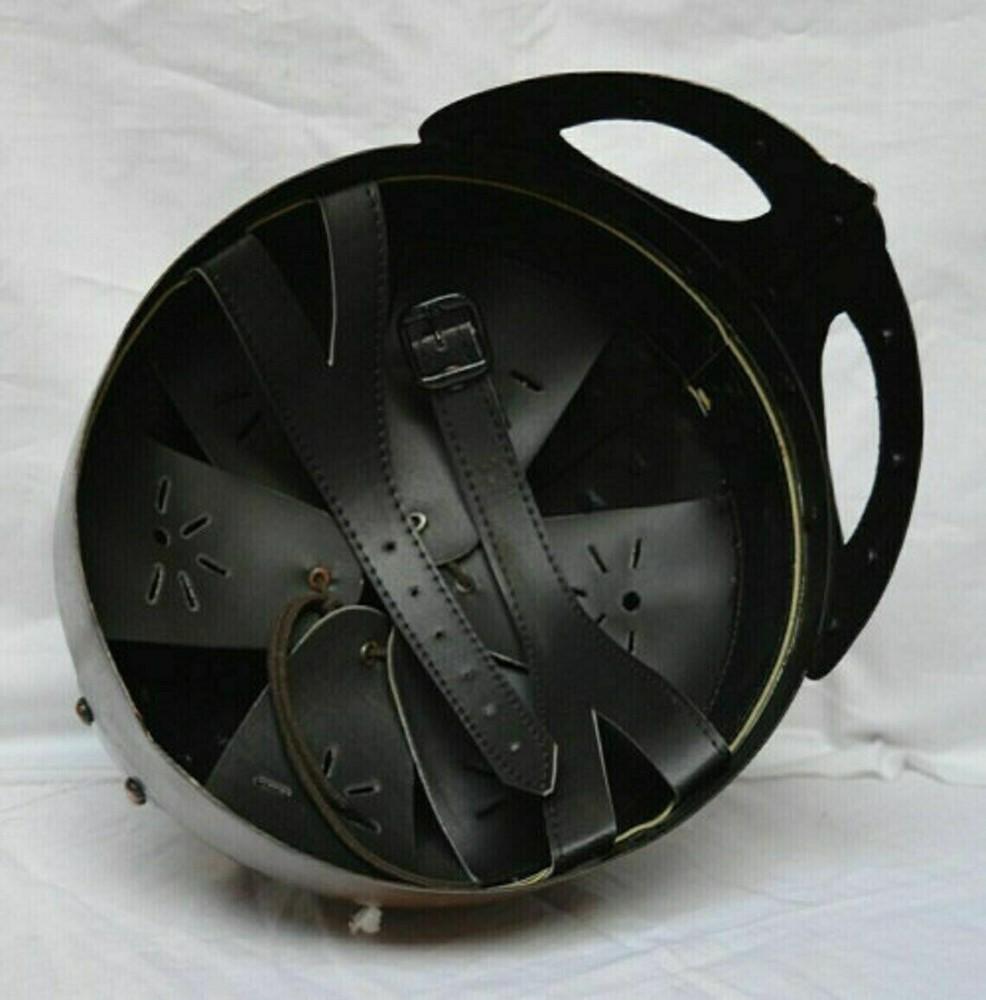 Casco Normano de Acero de Calibre 18 Medieval Armadura Vikinga