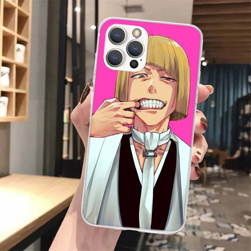 Bleach Shinji Hirako Soft Phone Case For iPhone 16 15 14 13 12 11 Pro Max X XR XS 7 Plus 8 + SE 16Max Pattern Customized Cover