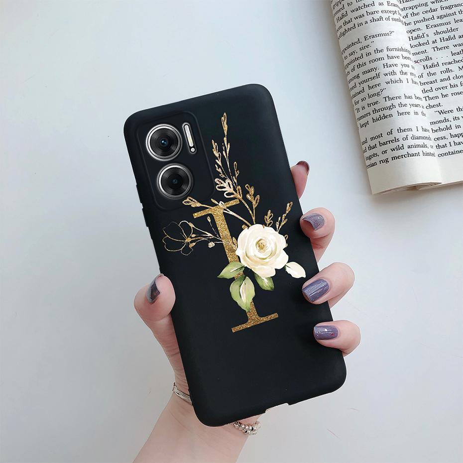 For Xiaomi Redmi 10 5G Case Cute Letters Cover Soft Silicon Protective Phone Case For Xiaomi Redmi 10 Redmi10 5G 2022 Back Cover