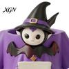 Halloween Desk Organizer Cute Witch Pen Holder, Resin Organizer, Makeup Brush Study Room Decor Cartoon Stationery Storage Container for Office School