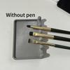 1pc Portable Brush Holder with Drip Tray | Front Tray Design, Easy Cleaning, Saves Space, for All Painting Types