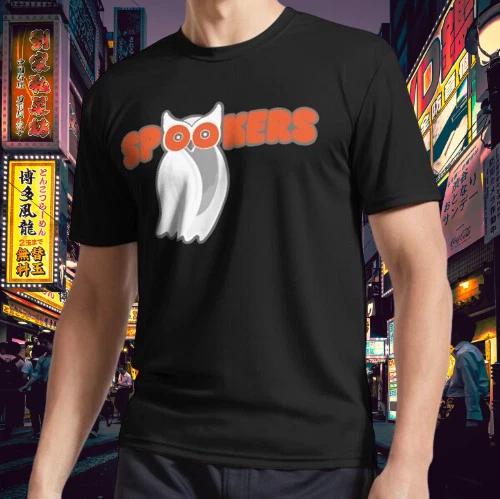 Men s and Women s T-shirts Spookers (Ghost Owl) L