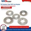 316 Stainless Steel French Washer Lock Washer with Lightning Pattern