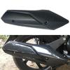 Carbon Fiber Shield Carbon Fiber Black Exhaust Pipe Shield Prevents Object Melting Protects Muffler From Dirt Bike Maintenance