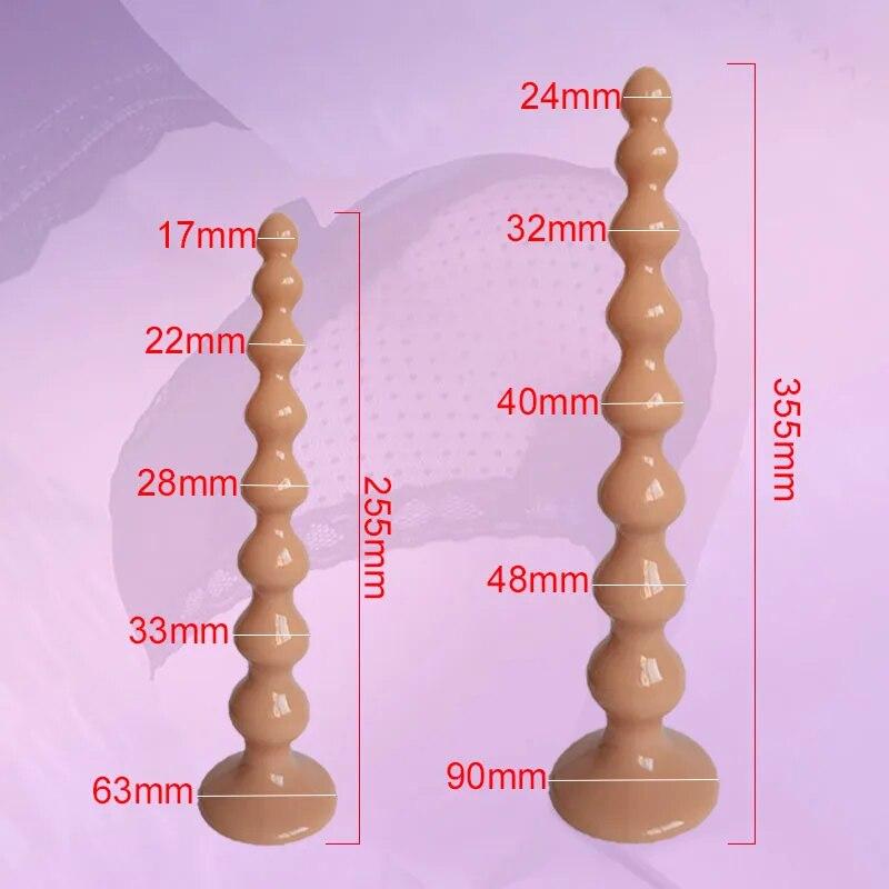 Anal Plug Dildo Long Beads Suction Cup Big Butt Dilator Prostate Massager Husband Erotic Goods For Adults Sex Toys