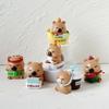 Action Capybara Figure Cartoon Model Toy Decoration Doll Children Ornament Gifts