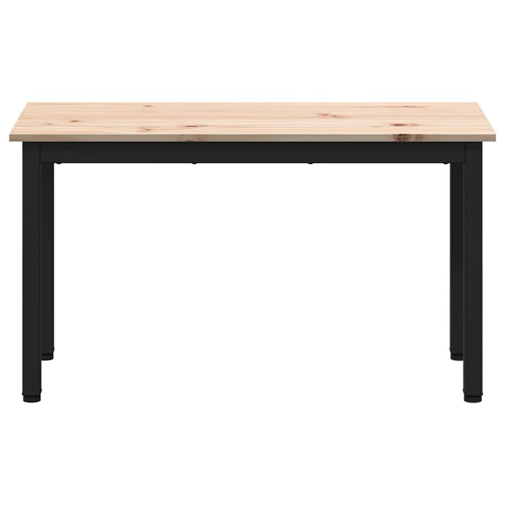 Natural Pine Wood Bench 80 x 35 x 45 cm Solid Pine Wood