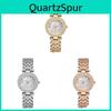 Ladies Quartz Watch With Water Diamond Dial For Casual Fashion Jewelry Enthusiasts