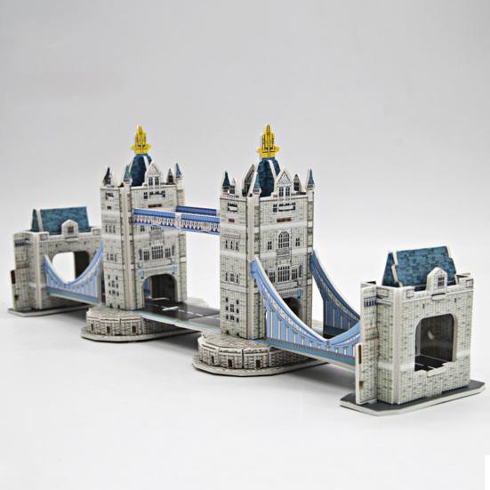 1 Set 3D Puzzle Praktische Fähigkeit Dekoratives Papier Windmühle Haus Puzzle Spielzeug Geburtstagsgeschenke