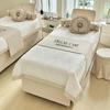 Luxuriöses Ganzjahres-Schönheitsbett-Abdeckungsset für Salons & Therapie