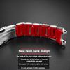 MTG B2000 Replaceme Strap Bracelet for Casio G-SHOCK MTG-B2000 mtgb2000 Series 316L Solid Stainless Steel Red Bottom Watch Band