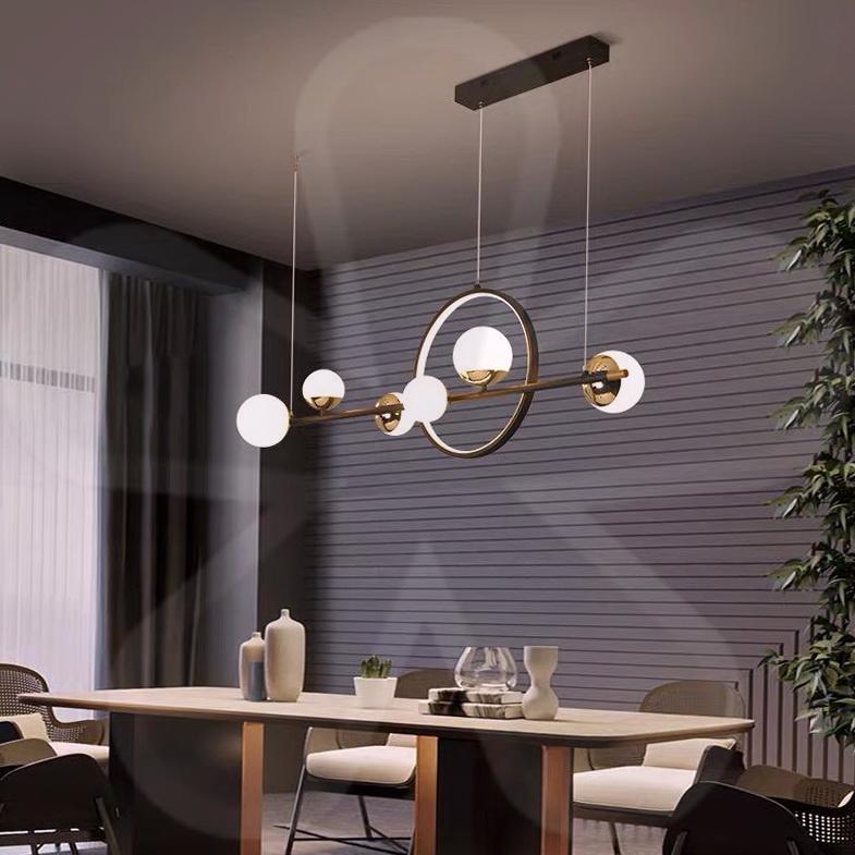 Nordic Black Chandelier for Dining Room Kitchen Home Decor Loft Suspension Pendant Lamps House Lighting lusters luminaires