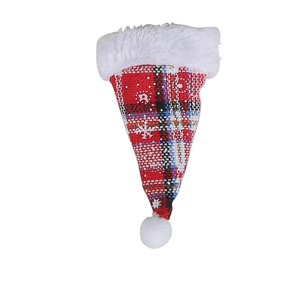 10pcs Handmade Christmas Cutlery Holder Funny Xmas Tableware Storage Bag  New Year Festival Gifts