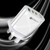 58W Dual Fast Charger with 2PD+QC3.0 USB, EU/US/UK/KR/AU Plug Options