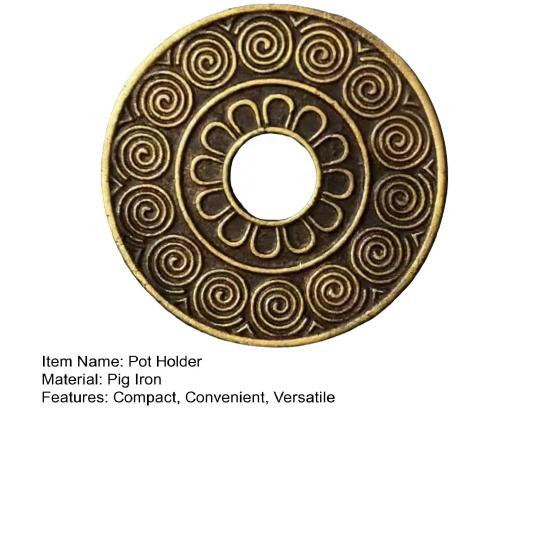 Cast Iron Trivet Non-Slip Insulation Pad for Hot Tableware Protection Multipurpose Kitchen Mat Teapot Accessory And Dining Table Decor