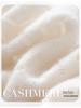 Women's 100% Pure Cashmere Scarf - Hollow Knit Solid Color, Warm & Versatile Neck Warmer