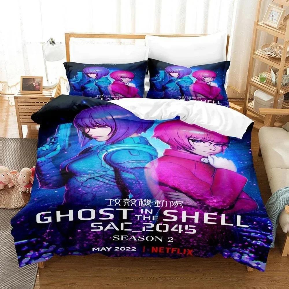 3D  Bed Sheet Ghost In The Shell Bedding Set Single Twin Full Queen King Size Bed Set Adult Kid Bedroom Duvet cover Sets