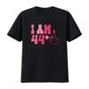 45th Birthday T Shirt for Women 44 Plus 1 Middle Finger Design Funny Best Friend Vintage Washed Comfortable Fashion Casual