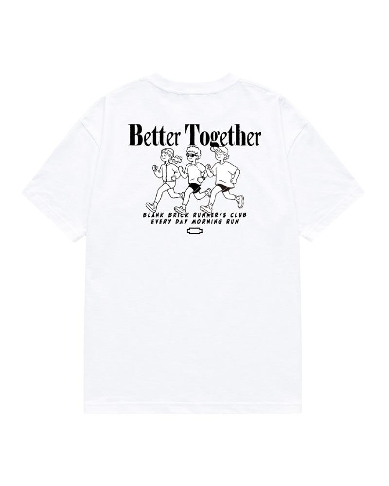 BLANKBRICK Better Together Short Sleeve T-Shirt (White)