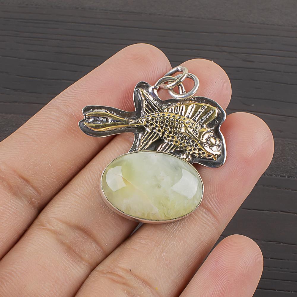

Natural Aquamarine Gemstone 925 Sterling Silver Jewelry Designer Pendant 1.32 AJP-2209
