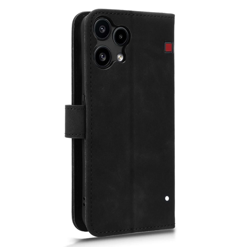 For Nothing Phone (3a) Lite 5G Leather Case Skin Feel Anti Drop Wallet Stand Flip Phone Cover
