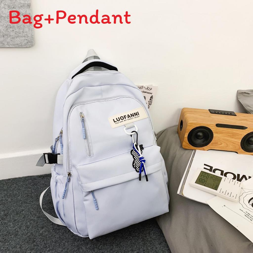 College-Stil Herren Damen Nylon Rucksack Mit Langlebiger Großer Kapazität Für Den Täglichen Gebrauch