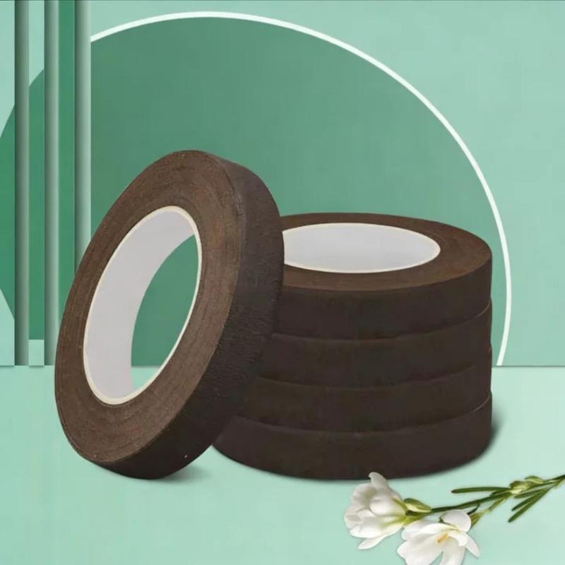 Self-adhesive Bouquet Floral Stem Tape Artificial Flower Stem Wrap Floral Green Tapes DIY Flower Supplies Party Decor 1roll