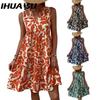 Women's Fashion Summer Spring Sleeveless V-Neck Casual Dresses